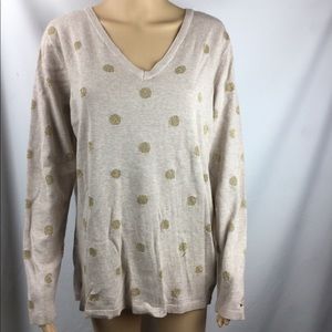 Tommy Hilfiger Women’s V neck long sleeve shirt